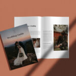 Dirty Boots and Messy Hair Wedding Guide Template Minimalistic PS & InDesign