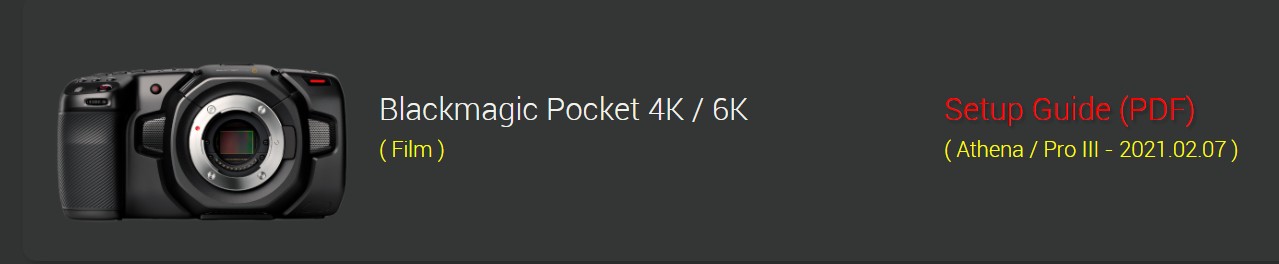 Leeming LUT Pro Blackmagic Pocket 4K 6K